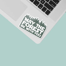 Load image into Gallery viewer, May the Forest Be With You Funny Nature Sticker