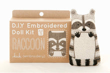 Load image into Gallery viewer, Small plushy Embroidery Kit - Made in Canada - Bat Owl Badger Moth Squirrel Otter