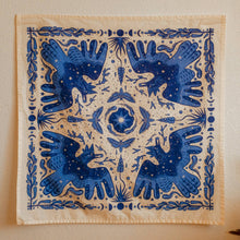 Load image into Gallery viewer, Steller’s Jay &amp; Moths – Eco-Friendly Cotton Bandana