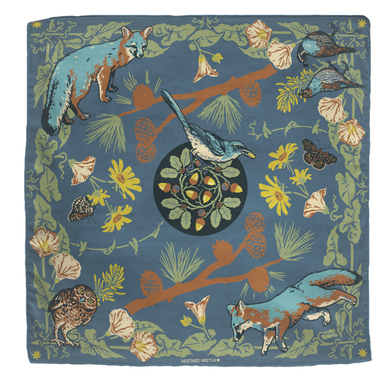 XL Organic Fair Trade Bandana: Channel Islands 26x26