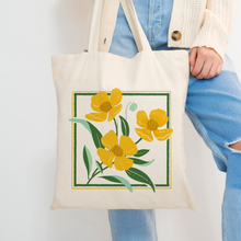 Load image into Gallery viewer, Bush Poppy Tote – Garden and Nature Bag Dendromicon