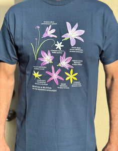Brodiaea & Relatives t-shirt by Fred Roberts Dipterostemon capitatus Bloomeria