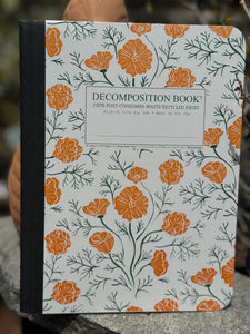 Decomposition Notebook Journal Spiral composition Notepad