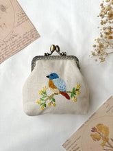 Load image into Gallery viewer, Bird Fox Rabbit Embroidered  Coin Purse Deer Ladybug