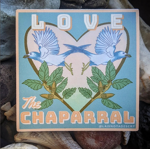 Love The Chaparral Sticker