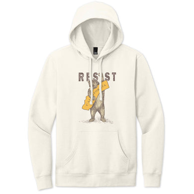 RESIST CA California Bear T-shirt, Bag, Banner, Pullover Hoodie Natural cotton